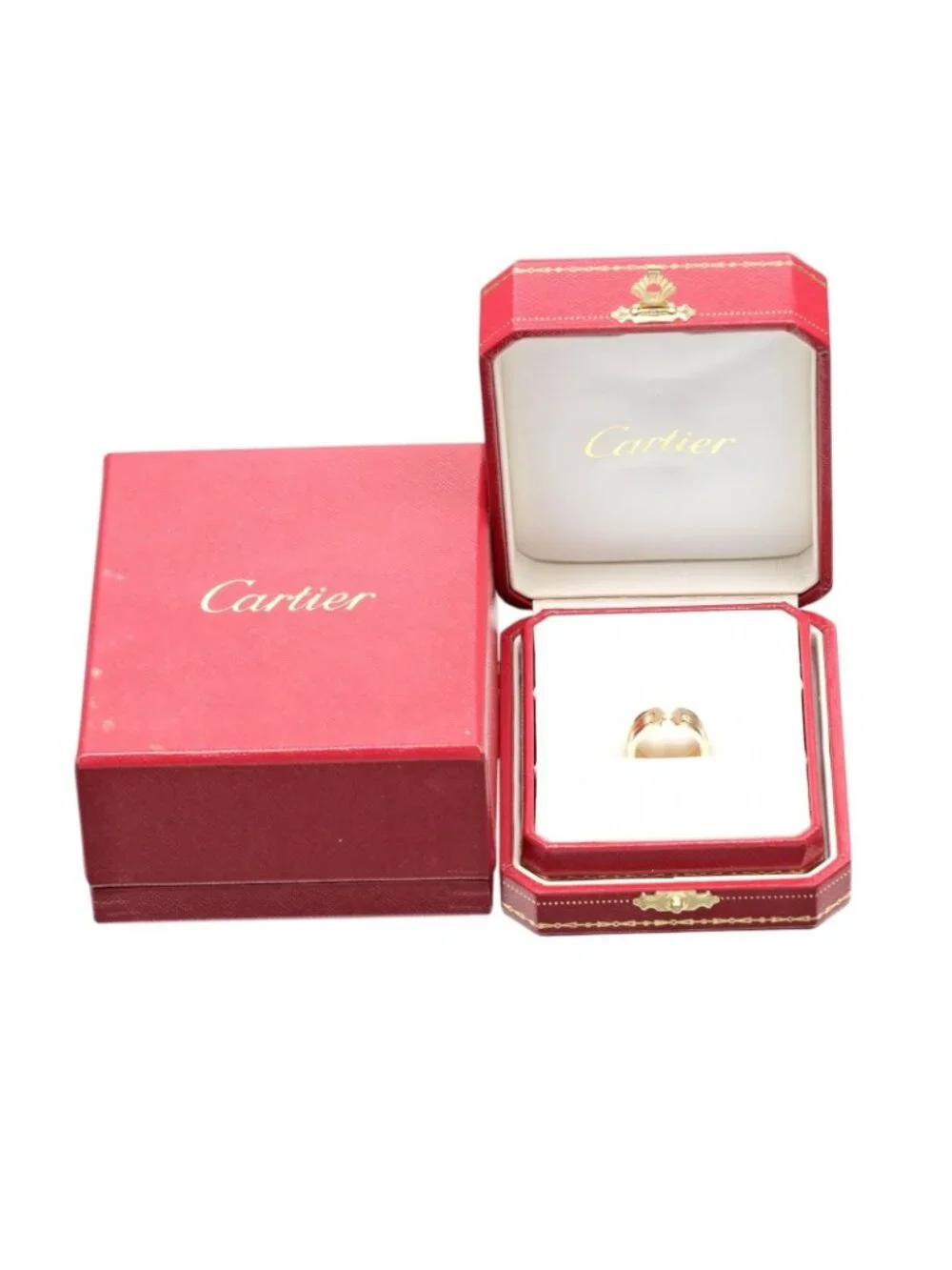 Cartier 2C 18k Yellow Gold Ring